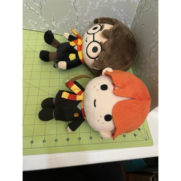 Harry Potter Plush Stuffed Figure Lot Of 2 Harry Potter & Ron Weasley Figures - Picture 7 of 13